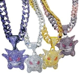 Cubana GENGAR - 4 Colores "Morado/Plateado/Dorado/Rosa" 50cm