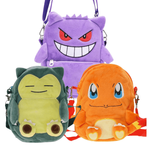 BOLSO POKEMON KANTOSTARTER "Gengar/Snorlax/Charizard"