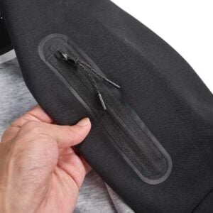 Polerón NIKE TECH Fleece "Negro/Gris" Algodón Unisex – Invierno 2025 - Imagen 4