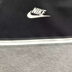 Conjunto NIKE TECH Fleece "Negro Gris" Algodón Real - Imagen 5