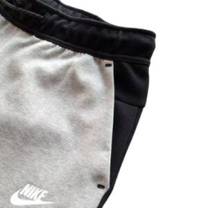Conjunto NIKE TECH Fleece "Negro Gris" Algodón Real - Imagen 8