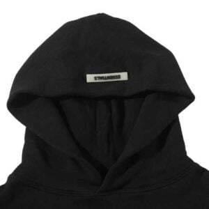 POLERON ESSENTIALS "Negro" ALGODÓN - Imagen 4