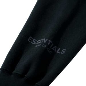 POLERON ESSENTIALS "Negro" ALGODÓN - Imagen 5
