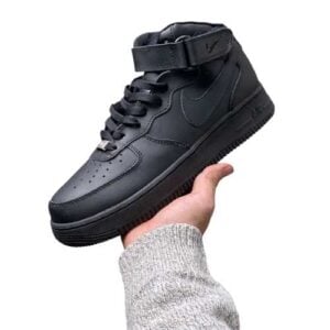 NIKE AIR FORCE 1 Mid '07 Con Caña (Negra) - Imagen 4
