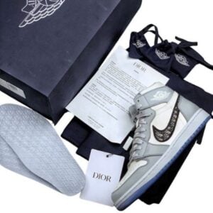Alternative view of Air Jordan Retro 1 "Dior" - Alta Calidad PREMIUM