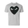 POLERA COMME DES GARÇONS PLAY "Gris/Negro"