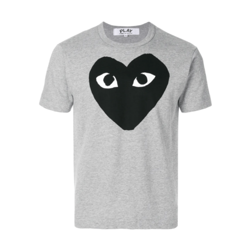 POLERA COMME DES GARÇONS PLAY "Gris/Negro"