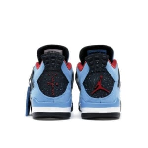 Alternative view of JORDAN RETRO 4 "Houston Oilers Travis Scott"