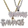 Collar "Savage" Dorado Plateado