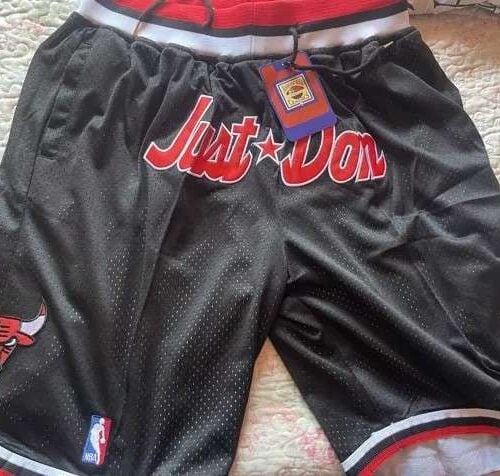 Alternative view of Shorts Deportivos CHICAGO BULLS "Just Don" BORDADOS BUENA CALIDAD