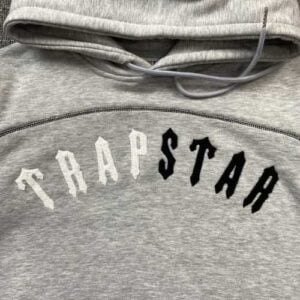 Poleron TRAPSTAR "Black&White" Bordado Algodón - Imagen 6