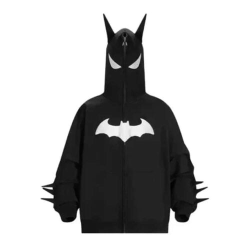 Poleron BATMAN Y2K "Negro" Bordado