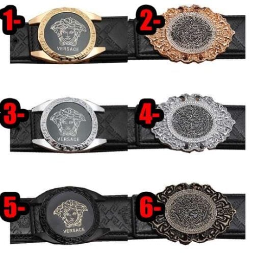 Alternative view of Cinturones LV VERSACE – Cuero Hebilla Metal Alta Calidad
