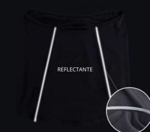 CUELLO NIKE Reflectante "Negro/Blanco/Gris" RESISTENTE - Imagen 3
