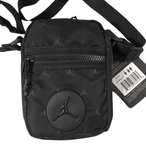 Bolso JORDAN "Logos" Cruzado Negro Deportivo