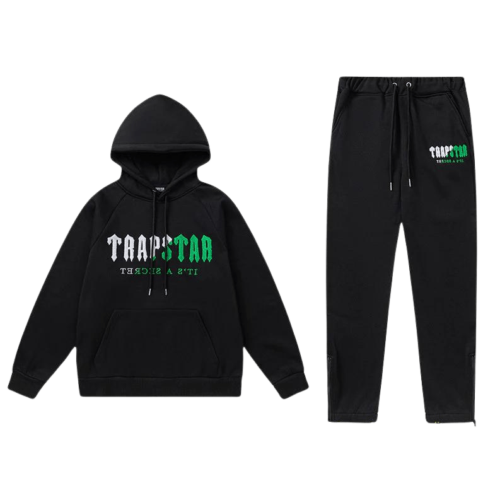 Conjuntos TRAPSTAR "Blanco/Verde" Bordado Algodon