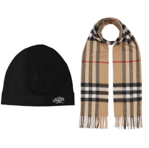 PACK Bufanda BURBERRY + Gorro SYNA