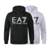 Poleron EA7 EMPORIO ARMANI "Negro/Blanco"