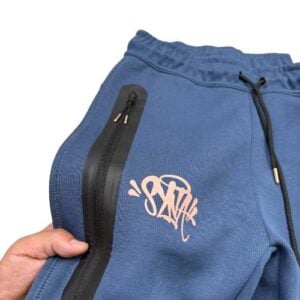 Conjunto NIKE TECH x SYNA CENTRAL CEE "Negro/Azul" Algodón Mejor Calidad - Imagen 8