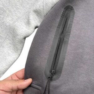 Polerón NIKE TECH x SYNA CENTRAL CEE "Negro/Gris Oscuro/Blanco" Algodón Mejor Calidad - Imagen 5