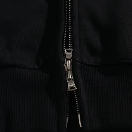 POLERON BAPE "DOBLE GORRO" NEGRO - Imagen 7