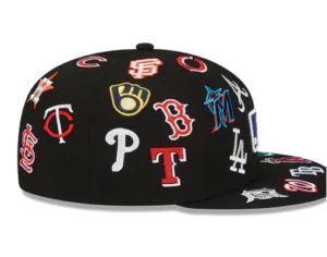 MLB New Era "Logo Todo Equipos" 59Fifty Talla Negro - Imagen 6