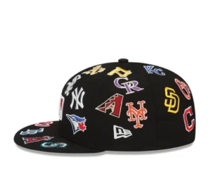 MLB New Era "Logo Todo Equipos" 59Fifty Talla Negro - Imagen 3