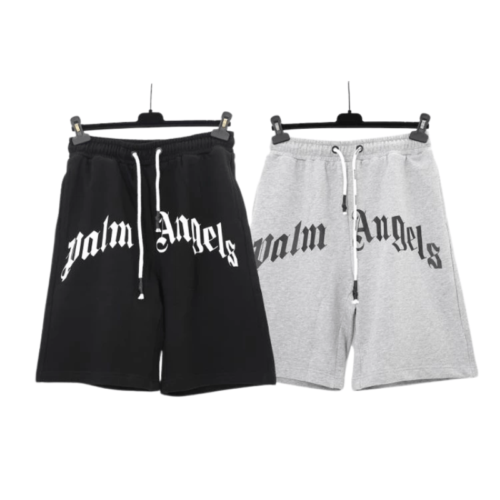 SHORT PALM ANGELS "Negro-Gris"