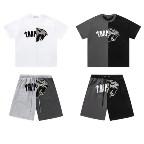 Conjunto TRAPSTAR Verano "Mitad-Tigre" Bordado