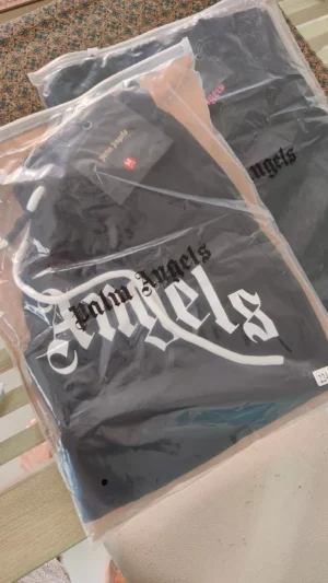 SHORT PALM ANGELS "Negro-Gris" - Imagen 8