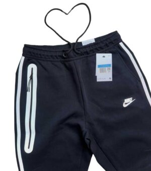 Pantalon Buzo NIKE TECH 2025 "REFLECTANTE" Algodón Premium Negro - Imagen 2