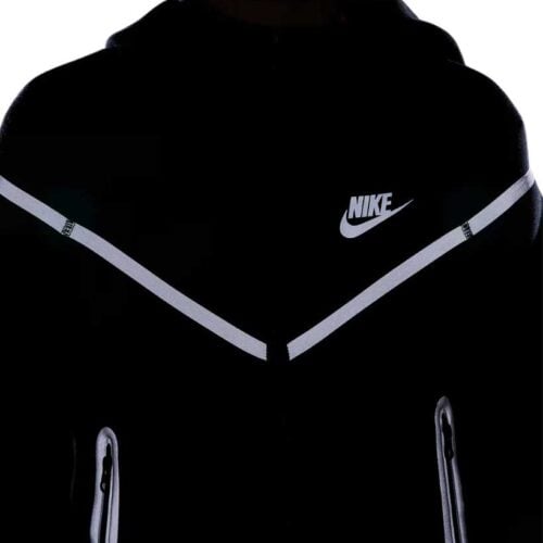 Alternative view of Polerón NIKE TECH 2025 "REFLECTANTE" Algodón Premium Negro