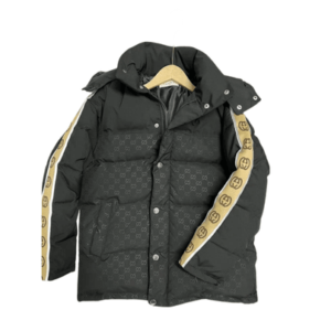 Casaca GUCCI "GG" PREMIUM Abrigadora "Negra/Cafe"