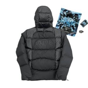 Casaca Parka SYNA "Negro/Gris" PREMIUM + ACCESORIOS