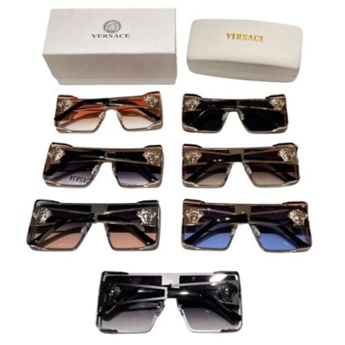 Gafas de Sol VERSACE Cuadradas Unisex – Estilo Lujo Urbano 2025 - Imagen 2