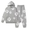 Conjunto Denim Tears Invierno "Gris Claro/Blanco" Algodón