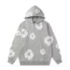 Polerón Denim Tears "Gris Claro/Blanco"