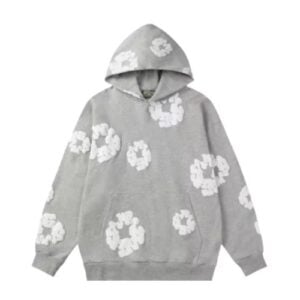 Polerón Denim Tears "Gris Claro/Blanco"