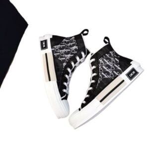 Zapatillas Dior B23 High-Top "Negro/Blanco" + CAJA