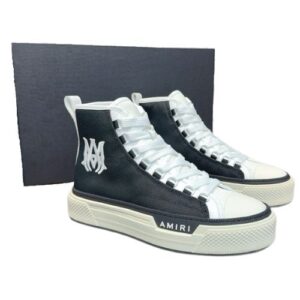 Zapatillas AMIRI M.A. Court Logo High "Negro" + CAJA