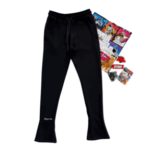 PANTALON SYNA WORLD "Negro/Rosa Dorado"