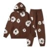 Conjunto Denim Tears Invierno "Cafe/Blanco" Algodón