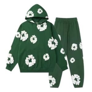 Conjunto Denim Tears Invierno "Verde Oscuro/Blanco" Algodón