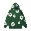 Polerón Denim Tears "Verde Oscuro/Blanco"