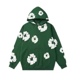 Polerón Denim Tears "Verde Oscuro/Blanco"