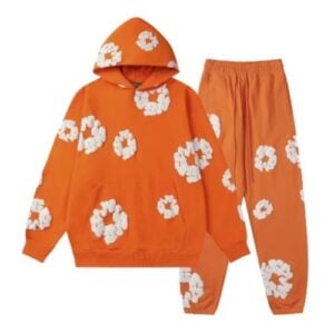 Conjunto Denim Tears Invierno "Naranja/Blanco" Algodón