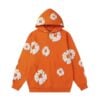 Polerón Denim Tears "Naranja/Blanco"