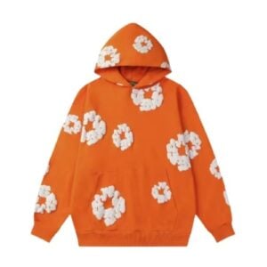 Polerón Denim Tears "Naranja/Blanco"