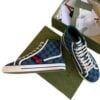 Zapatillas Gucci Tennis 1977 High Top GG "Azul" + CAJA