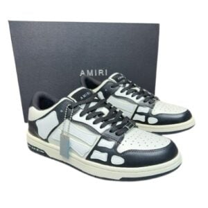 AMIRI Skel Top Low "Negra/Blanca" + CAJA